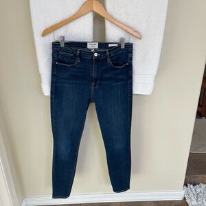 Frame Denim Women's Dark Blue Skinny Jeans